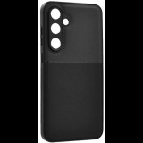 Gigapack Samsung Galaxy A26 5G (SM-A266) mágneses, bőr hatású, csíkos mintás tok fekete (GP-166226) (GP-166226)
