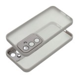 Gigapack Samsung Galaxy A35 5G (SM-A356) szilikon telefonvédő (ütésállóság, akril hátlap, kameravédő) világosszürke