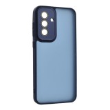 Gigapack Samsung Galaxy A36 5G (SM-A366) szilikon telefonvédő (ütésállóság, akril hátlap, kameravédő) sötétkék