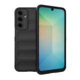 Gigapack Samsung Galaxy A36 5G (SM-A366) szilikon telefonvédő (ütésállóság, kameravédő, 3d) fekete