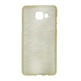 Gigapack Samsung Galaxy A5 (2016) szilikon telefonvédő (szálcsiszolt minta, arany)