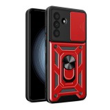 Gigapack Samsung Galaxy A56 5G (SM-A566) defender szilikon telefonvédő (ütésállóság, tartógyűrű, kameravédő) piros
