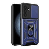 Gigapack Samsung Galaxy A56 5G (SM-A566) defender szilikon telefonvédő (ütésállóság, tartógyűrű, kameravédő) sötétkék