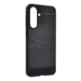 Gigapack Samsung Galaxy A56 5G (SM-A566) szilikon védő (ütésálló, légpárnás sarok, szálcsiszolt, karbon minta) fekete