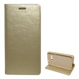Gigapack Samsung Galaxy Grand Prime (SM-G530F) tok álló (Flip, oldalra nyíló) arany