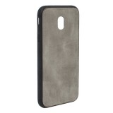 Gigapack Samsung Galaxy J3 (2017) SM-J330 EU szilikon telefonvédő (szövet minta) szürke