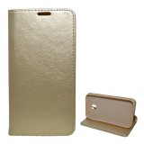 Gigapack Samsung Galaxy J3 (2017) SM-J330 EU tok álló (Flip, oldalra nyíló) arany