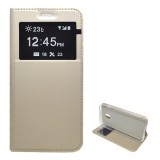 Gigapack Samsung Galaxy J3 (2017) SM-J330 EU tok álló (Flip, oldalra nyíló, hívókijelzés) arany