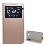 Gigapack Samsung Galaxy J3 (2017) SM-J330 EU tok álló (Flip, oldalra nyíló, hívókijelzés) rózsaszín