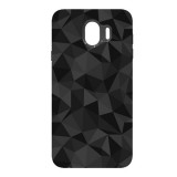 Gigapack Samsung Galaxy J4 (2018) szilikon telefonvédő (3D, gyémánt minta, fekete)