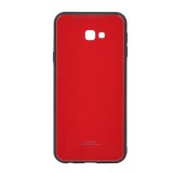 Gigapack Samsung Galaxy J4 Plus (SM-J415F) műanyag telefonvédő (közepesen ütésálló, üveg hátlap) piros