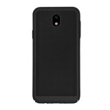 Gigapack Samsung Galaxy J5 (2017) SM-J530 EU műanyag telefonvédő (gumírozott, lyukacsos minta) fekete
