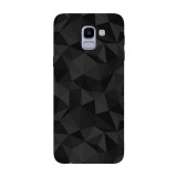 Gigapack Samsung Galaxy J6 (2018) szilikon telefonvédő (3D, gyémánt minta, fekete)