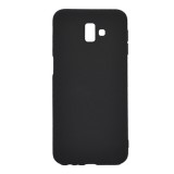 Gigapack Samsung Galaxy J6+ szilikon telefonvédő (beépített fémlemez, matt, fekete)