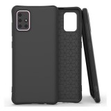 Gigapack Samsung Galaxy M31s (SM-M317F) szilikon telefonvédő (közepesen ütésálló, matt) fekete