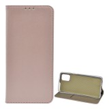 Gigapack Samsung Galaxy M31s (SM-M317F) tok álló (Flip, oldalra nyíló) rozéarany