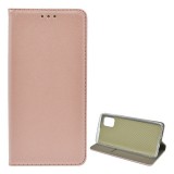 Gigapack Samsung Galaxy M51 (SM-M515F) tok álló (Flip, oldalra nyíló) rozéarany