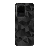 Gigapack Samsung Galaxy S20 Ultra (SM-G988B) szilikon telefonvédő (3D, gyémánt minta) fekete
