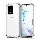 Gigapack Samsung Galaxy S20 Ultra Szilikon telefonvédő (közepesen ütésálló, légpárnás keret, átlátszó)