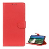 Gigapack Samsung Galaxy S22 Plus 5G (SM-S906) tok álló, bőr hatású (flip, asztali tartó funkció, prémium) piros