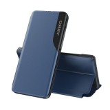 Gigapack Samsung Galaxy S23 (SM-S911) tok álló, eco bőr hatású (aktív flip, hívószám kijelzés, view window) sötétkék