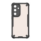 Gigapack Samsung Galaxy S24 (SM-S921) szilikon védő (ütésálló, légpárnás sarok, akril hátlap, kameravédő) fekete