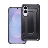 Gigapack Samsung Galaxy S25 Edge (SM-S937) defender szilikon telefonvédő (ütésállóság, légpárnás sarok, fémhatás) fekete