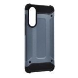 Gigapack Samsung Galaxy S25 Edge (SM-S937) defender szilikon védő (ütésállóság, légpárnás sarok, fémhatás) sötétkék