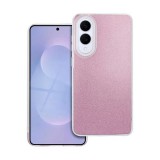 Gigapack Samsung Galaxy S25 Edge (SM-S937) szilikon telefonvédő (műanyag belső, csillogó hátlap) rózsaszín