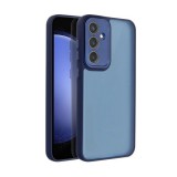 Gigapack Samsung Galaxy S25 FE (SM-S731) szilikon telefonvédő (ütésállóság, akril hátlap, kameravédő) sötétkék