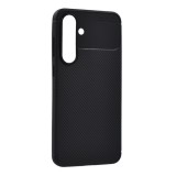 Gigapack Samsung Galaxy S25 FE (SM-S731) szilikon telefonvédő (ütésállóság, légpárnás sarok, karbon minta) fekete