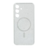 Gigapack Samsung Galaxy S25 Plus (SM-S936) szilikon védő (ütésállóság, légpárnás sarok, magsafe, csillámporos) átlátszó