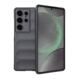 Gigapack Samsung Galaxy S25 Ultra (SM-S938) szilikon telefonvédő (ütésállóság, kameravédő, 3d) sötétszürke