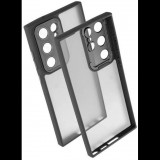 Gigapack Samsung Galaxy S25 Ultra (SM-S938) szilikon tok akril hátlappal fekete (GP-165107) (GP-165107)