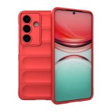 Gigapack Samsung Galaxy S26 Plus (SM-S947) szilikon védő (ütésálló, kameravédő, 3d) piros