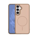 Gigapack Samsung Galaxy S26 Plus (SM-S947) szilikon védő ( ütésállóság, légpárnás sarok, kameravédő, magsafe) barna