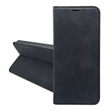 Gigapack Samsung Galaxy S26 Plus (SM-S947) tok álló, bőr hatású (flip, asztali tartó, kártyazseb) fekete