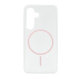 Gigapack Samsung Galaxy S26 (SM-S942) szilikon védő (ultravékony, műanyag hátlap, magsafe, légpárnás) rózsaszín