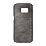 Gigapack Samsung Galaxy S7 szilikon telefonvédő (szálcsiszolt minta, fekete)