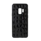 Gigapack Samsung Galaxy S9 szilikon telefonvédő (3D, gyémánt minta, fekete)
