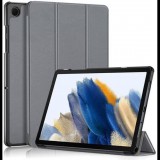 Gigapack Samsung Galaxy Tab A9 Plus 5G (SM-X216) bőr hatású fliptok sötétszürke (GP-150674) (GP-150674)