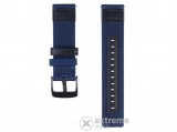Gigapack Samsung Galaxy Watch 3 45mm pótszíj, kék, 22 mm, textil, valódi bőr