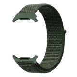 Gigapack Samsung Galaxy Watch Ultra eSIM 47mm (SM-L705) pótszíj (egyedi méret, nylon, tépőzáras, légáteresztő) sötétzöld