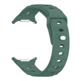 Gigapack Samsung Galaxy Watch Ultra eSIM 47mm (SM-L705) pótszíj (egyedi méret, szilikon, légáteresztő, 3d) sötétzöld