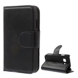 Gigapack Samsung Galaxy Young 2 (SM-G130) tok álló, bőr hatású (Flip, oldalra nyíló, asztali tartó funkció) fekete