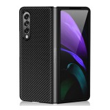 Gigapack Samsung Galaxy Z Fold3 5G (SM-F926) tok álló, bőr hatású (Flip, oldalra nyíló, asztali tartó funkció) fekete