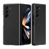 Gigapack Samsung Galaxy Z Fold6 5G (SM-F956) műanyag telefonvédő (bőr hatású bevonat) fekete