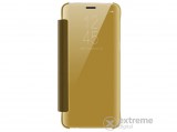 Gigapack Smart View Cover álló bőr tok Samsung Galaxy S9 (SM-G960) készülékhez, arany