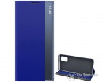 Gigapack Smart View Cover álló, textil aktív flip tok Samsung Galaxy A02s (SM-A025F) készülékhez, sötétkék