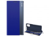Gigapack Smart View Cover álló, textil aktív flip tok Samsung Galaxy M31s (SM-M317F) készülékhez, sötétkék
